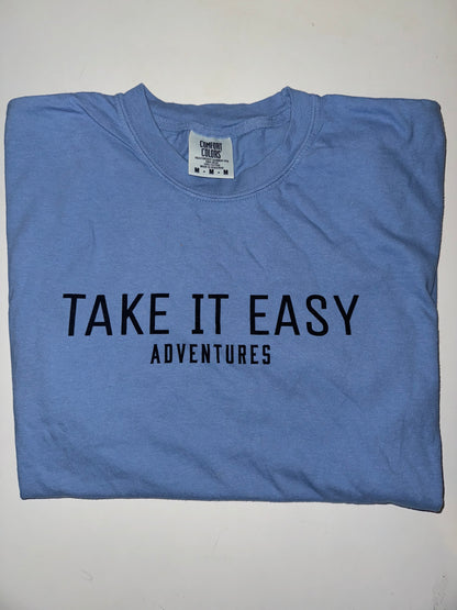 Take It Easy Comfort Colors Washed Denim