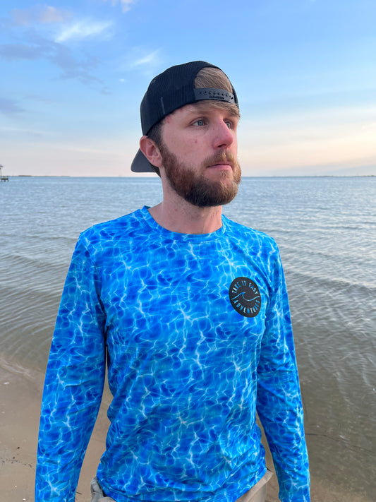 Tuna Tail Blue Wave Long Sleeve