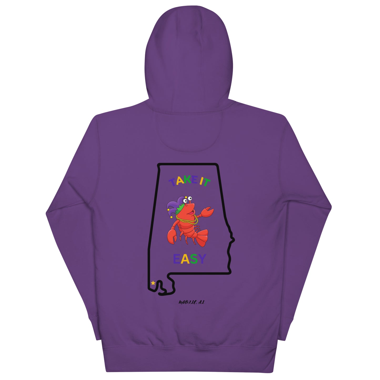 Take It Easy Mardi Gras Hoodie