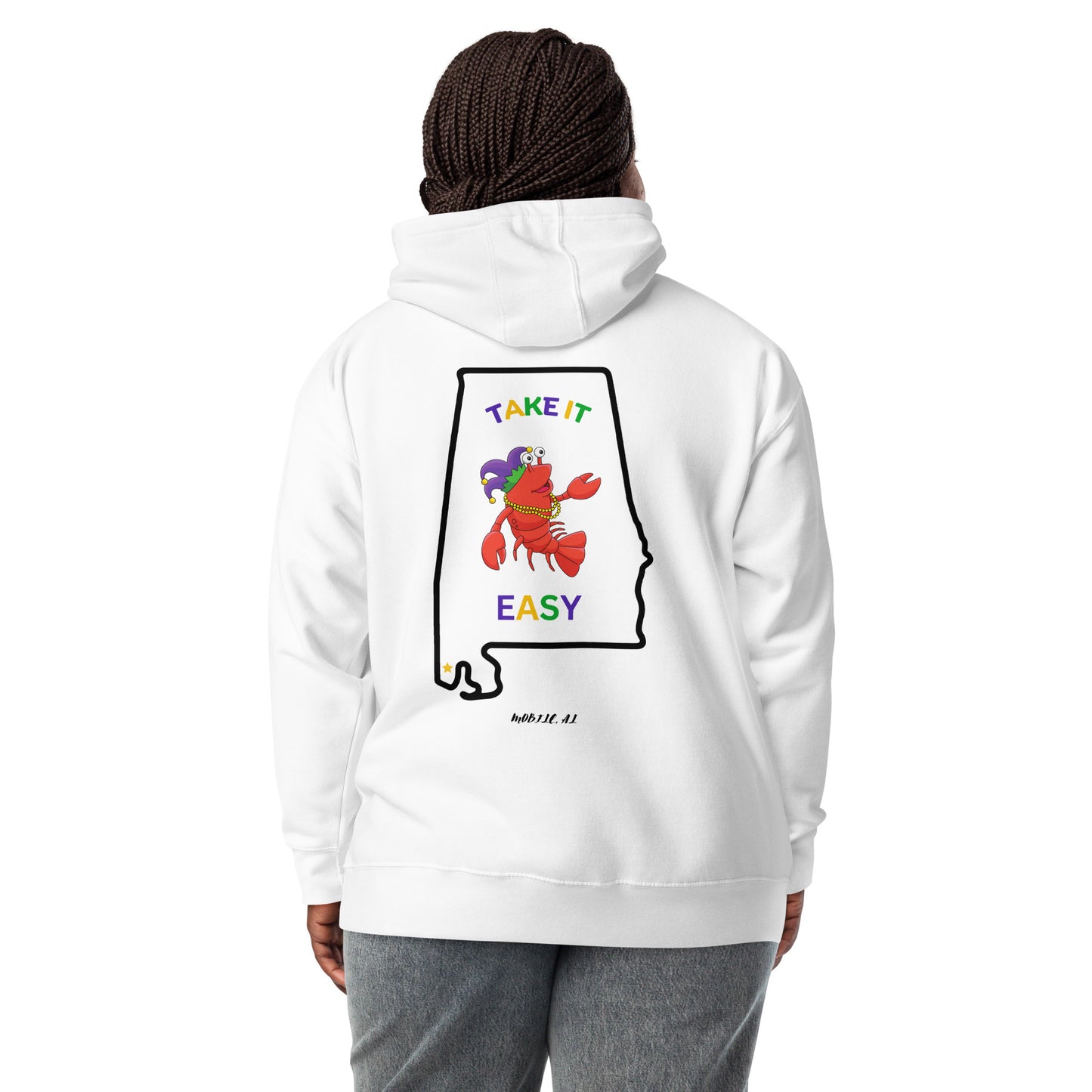 Take It Easy Mardi Gras Hoodie