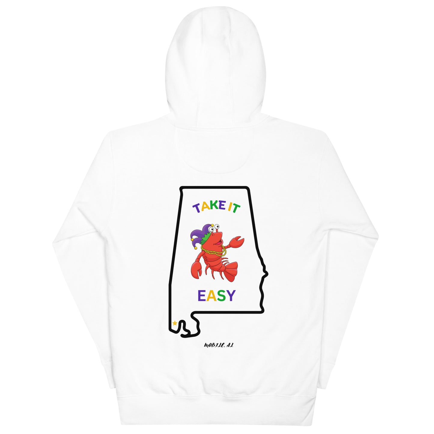 Take It Easy Mardi Gras Hoodie